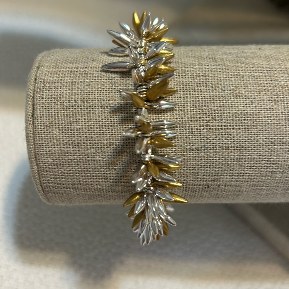 Stella & Dot Renegade Mix Metal Stretch Bracelet